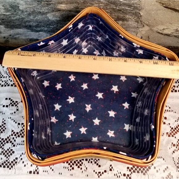 Longaberger Shining Star and Twinkle Twinkle Basket Yr-Round Duo Christmas Holly - Picture 8 of 16